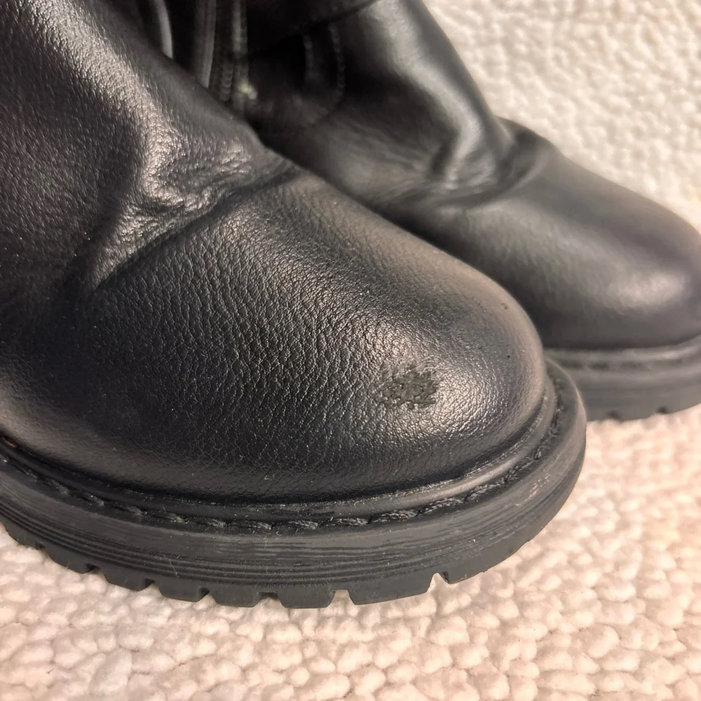 DV by Dolce Vita Black Motorcycle Boots with Buckle Straps - Picture 14 of 14